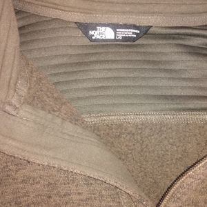 The North Face with hood women's size Large light weight zip up jacket